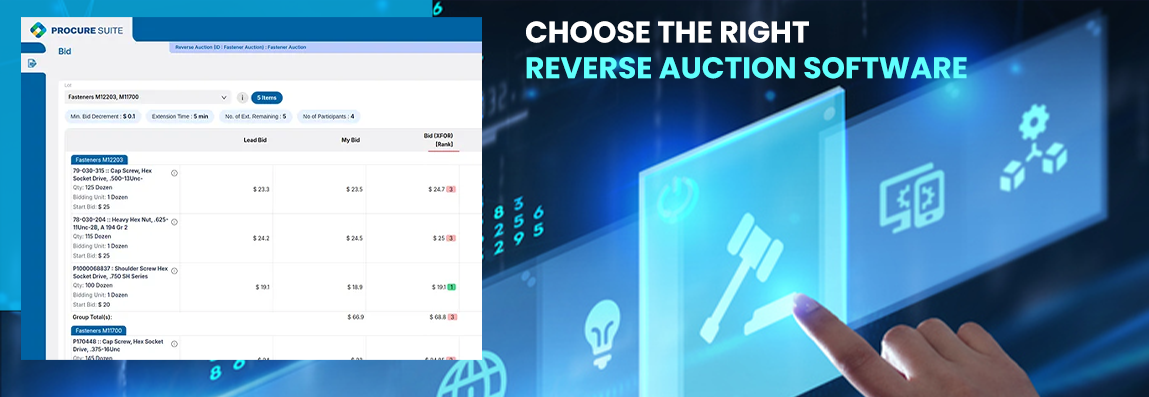 Top 10 Reverse Auction Management Software Features to Consider